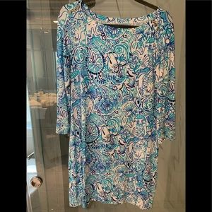Lily Pulitzer Sophie Dress Lucky Trunks Blue